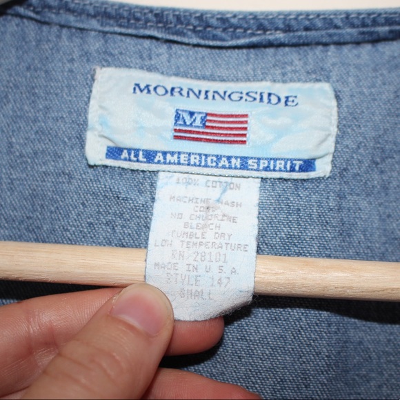 Vintage button up jean dress - Picture 5 of 7